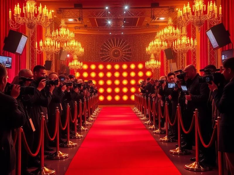 celebrity candid behind the scenes photo