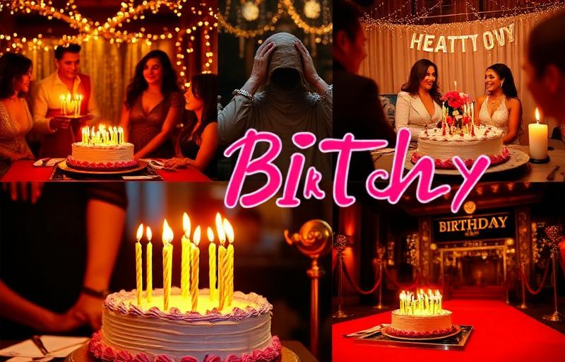 celebrity birthday celebration red carpet party