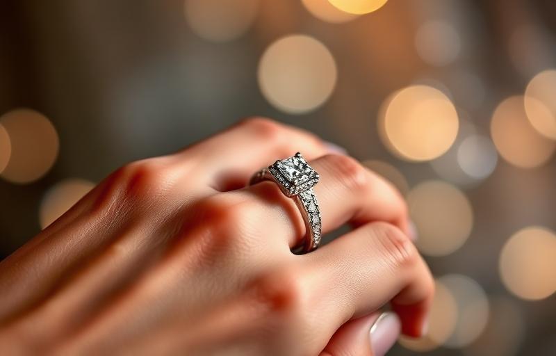 celebrity engagement ring diamond luxury stunning