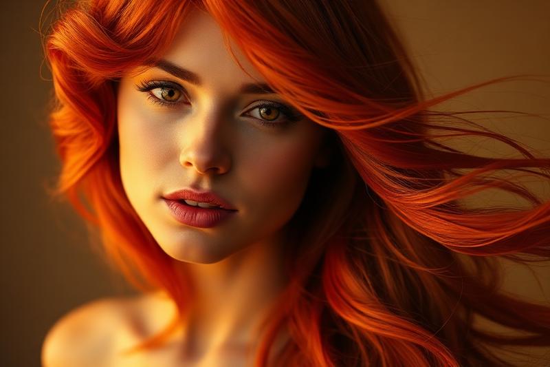 female celebrity red hair stunning beautiful