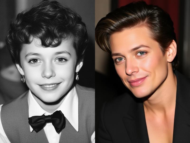 celebrity before and after photo comparison