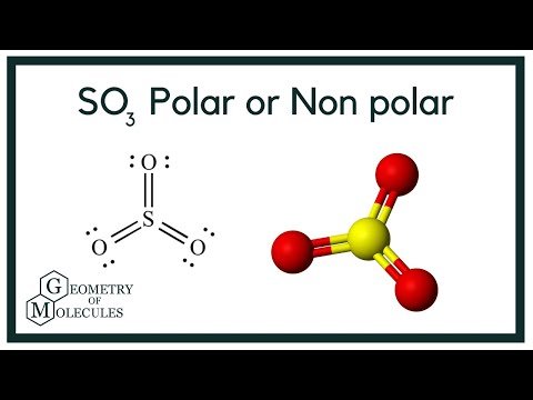 In So3 Polar Or Nonpolar?